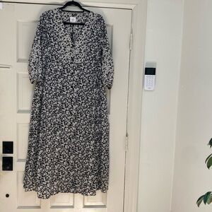 Hatch cotton maternity dress